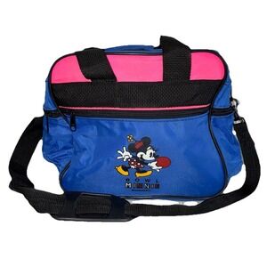 Brunswick Bowling Ball Bag Disney Minnie Mouse Blue/Pink‎ Shoulder Strap Vintage